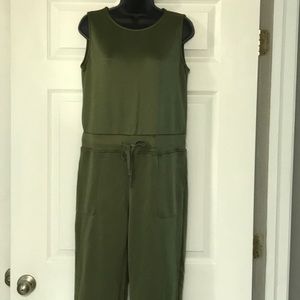 One-piece Olive Green Jumpsuit L